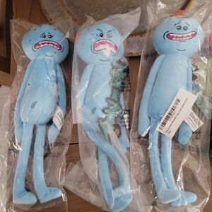 Rick & Morty Mr. MEESEEKs Blue Plush Toy